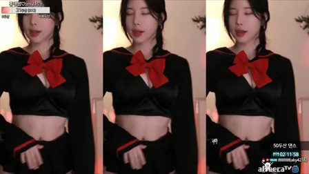 AfreecaTV金牛奶鱼鳞衣服加特林热舞20221023舞蹈剪辑
